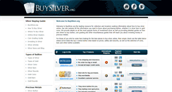 Desktop Screenshot of buysilver.org